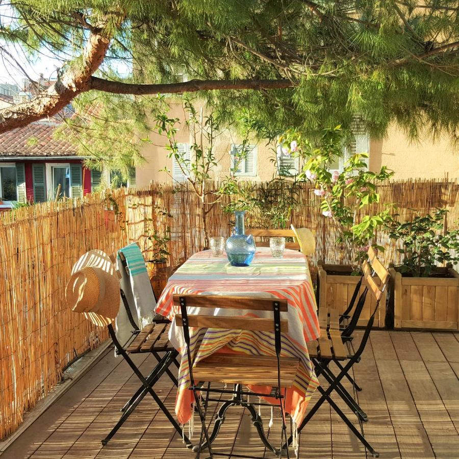 Little House With A Large Roof Garden In The City Center Marsella Exterior foto